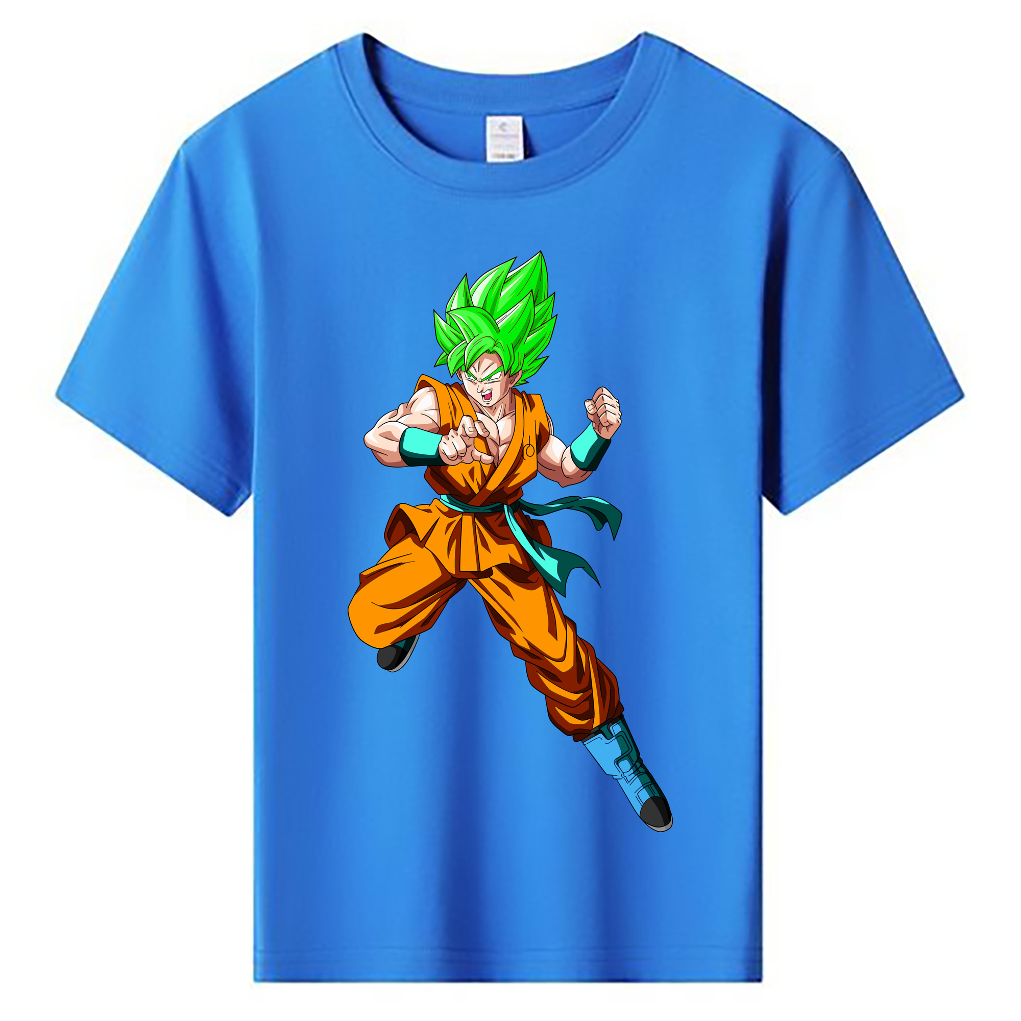 （画像用） ドラゴンボール 孫 悟飯（そんごはん）DRAGON BALL Son Gohan 綿100％キッズTシャツ（フロントプリント）